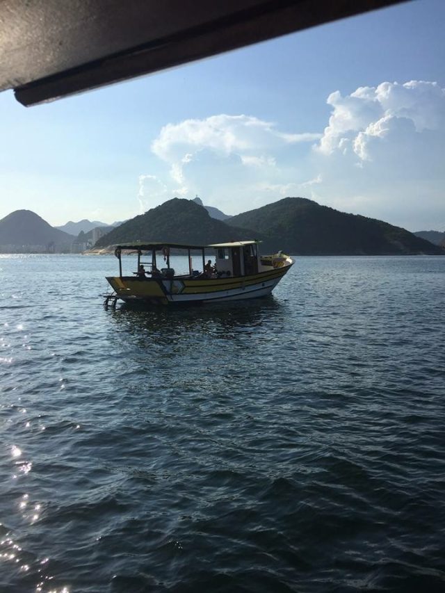 Barco Flecha de Ouro, do piloto Anderson